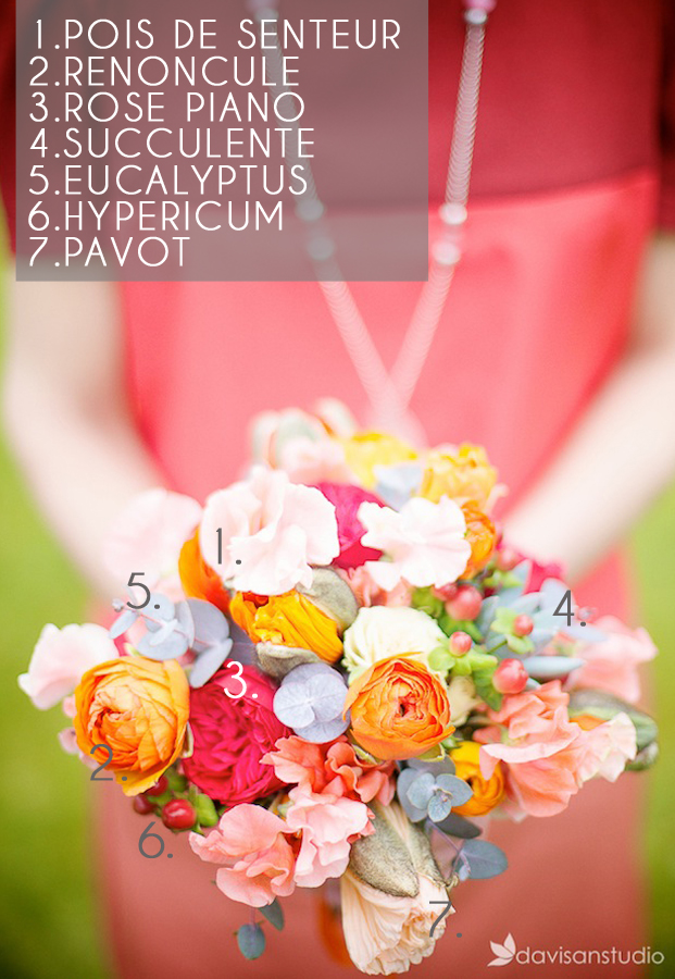 ©Davisan Studio - Bouquet de mariee par Madame Artisan fleuriste - La mariee aux pieds nus