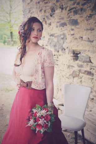 ©A l'Oree des Fees - Melinda Blanchet - Shooting d'inspiration gipsy boheme - La mariee aux pieds nus