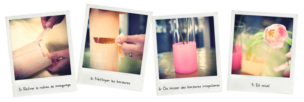DIY des vases aux couleurs de vos fleurs La mariee aux pieds nus