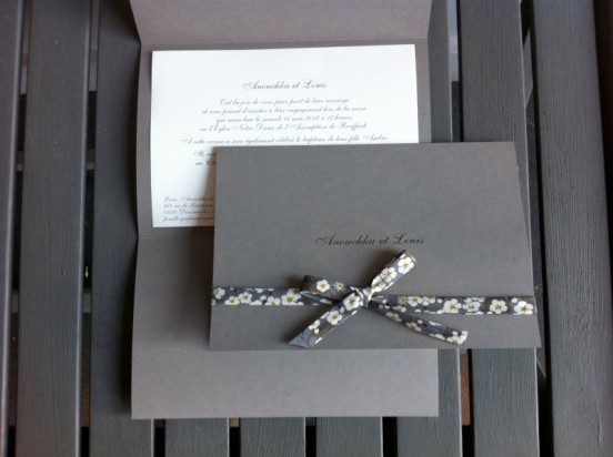 La petite baleine - faire part de mariage - La mariee aux pieds nus