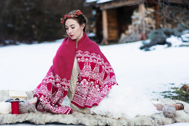 ©Amandine Crochet - Un pique nique dans la neige - Majenia - La mariee aux pieds nus