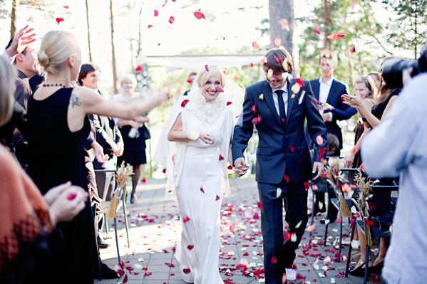 vrai mariage Eglé Vytas la mariee aux pieds nus