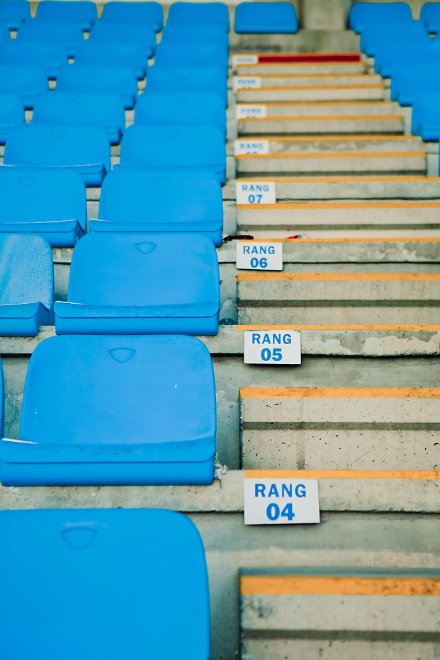 ©Elena Fleutiaux / Séance engagement au stade de rugby de Perpignan