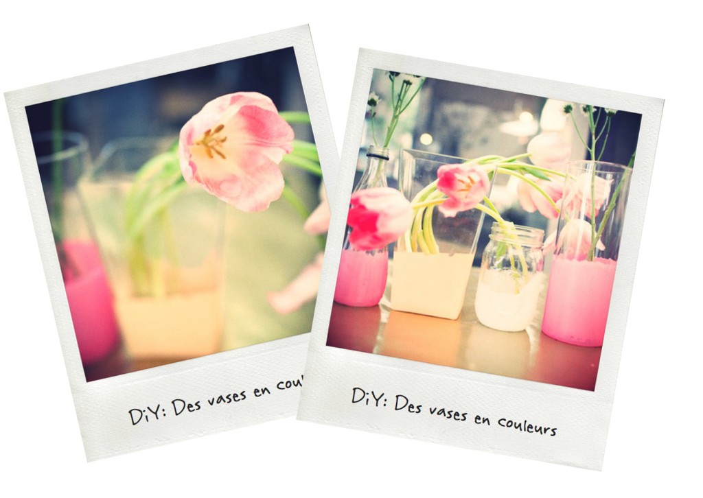 DIY des vases aux couleurs de vos fleurs La mariee aux pieds nus