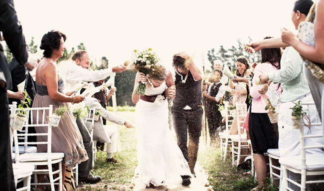 vrai mariage Kirsten David la mariee aux pieds nus