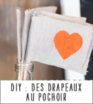 Do-It-Yourself-La mariee aux pieds nus-drapeaux au pochoir