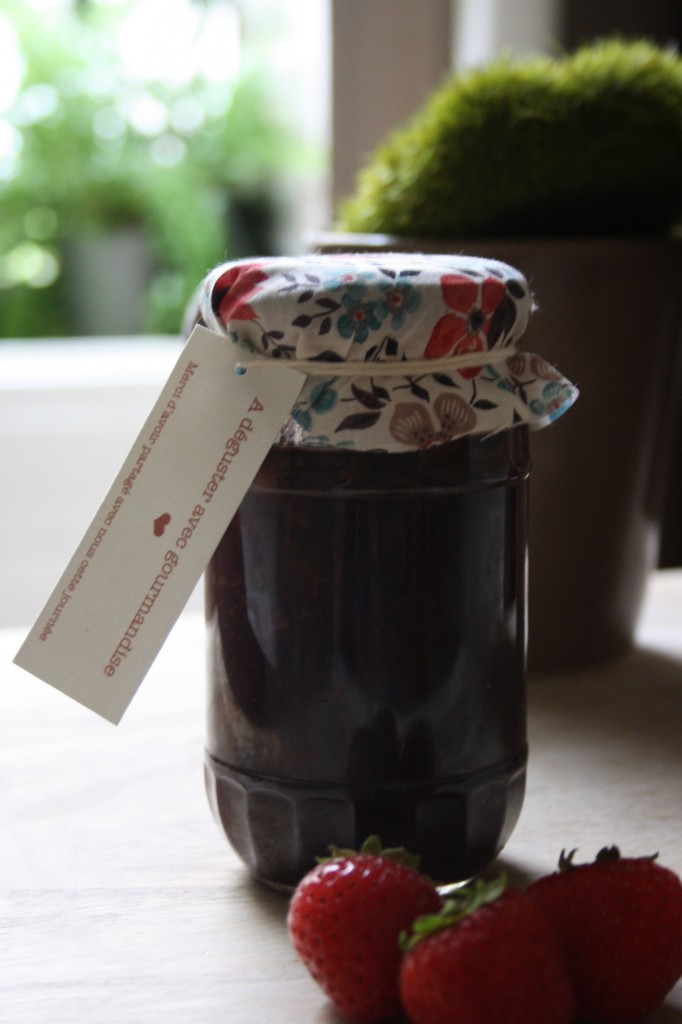 Etiquettes, pot de confiture, La mariée aux pieds nus