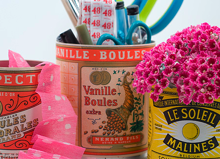 conserves et étiquettes