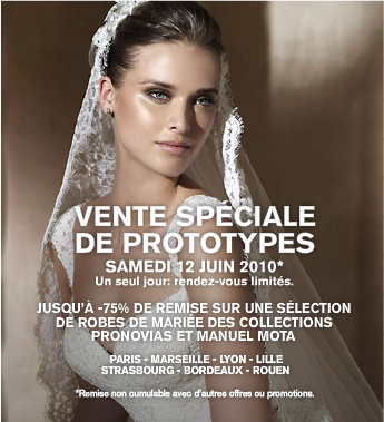 Pronovias-vente de prototypes