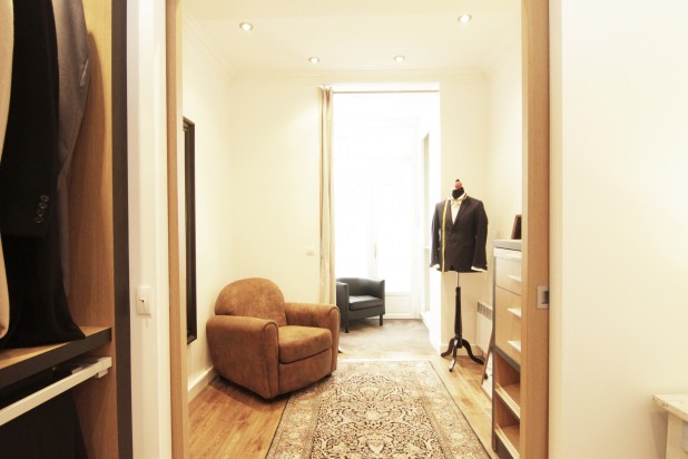 Faubourg Saint Sulpice - costume sur mesure - La mariee aux pieds nus