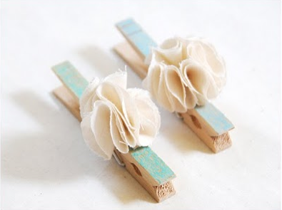 DIY: des pétales pour des pinces à linge
