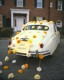 DIY: Des idées pour la voiture des mariés
