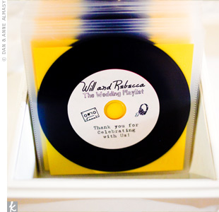 Qu'offrir à ses invités? Un CD.
