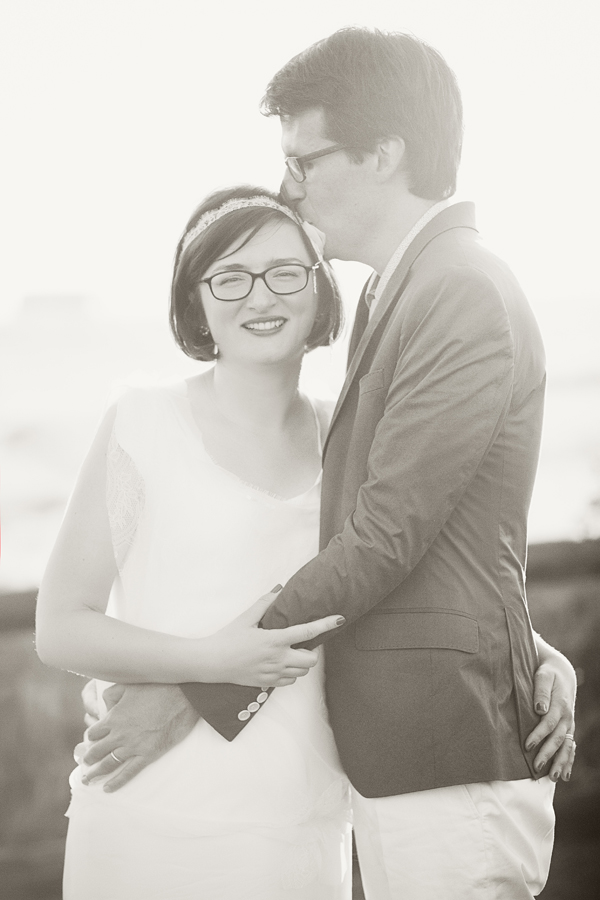 ©Claudine Grin - Un mariage en bleu - La mariee aux pieds nus