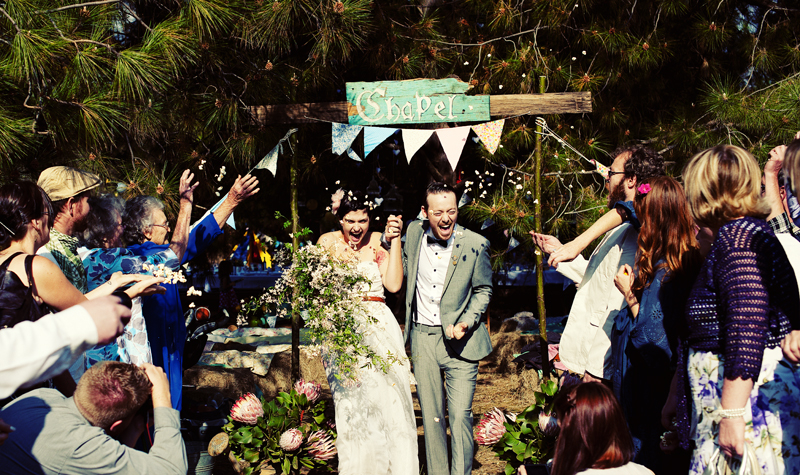 vrai mariage Maike Travis la mariee aux pieds nus