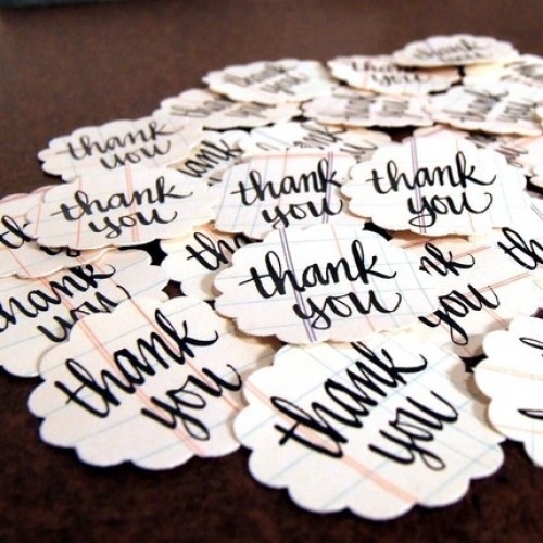 thankyou, remerciements, La mariee aux pieds nus