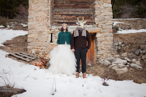 ©Ingrid Lepan Photographe - seance apres le mariage a la montagne - La mariee aux pieds nus  -25