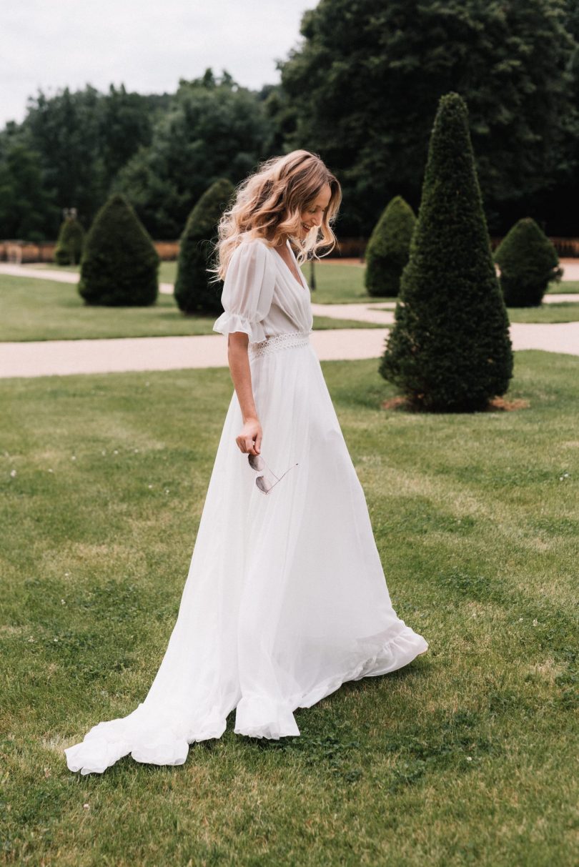 Isabella Boutin - Robes de mariée - Collection 2021 - Photos : Chloé Lapeyssonnie - Blog mariage : La mariée aux pieds nus