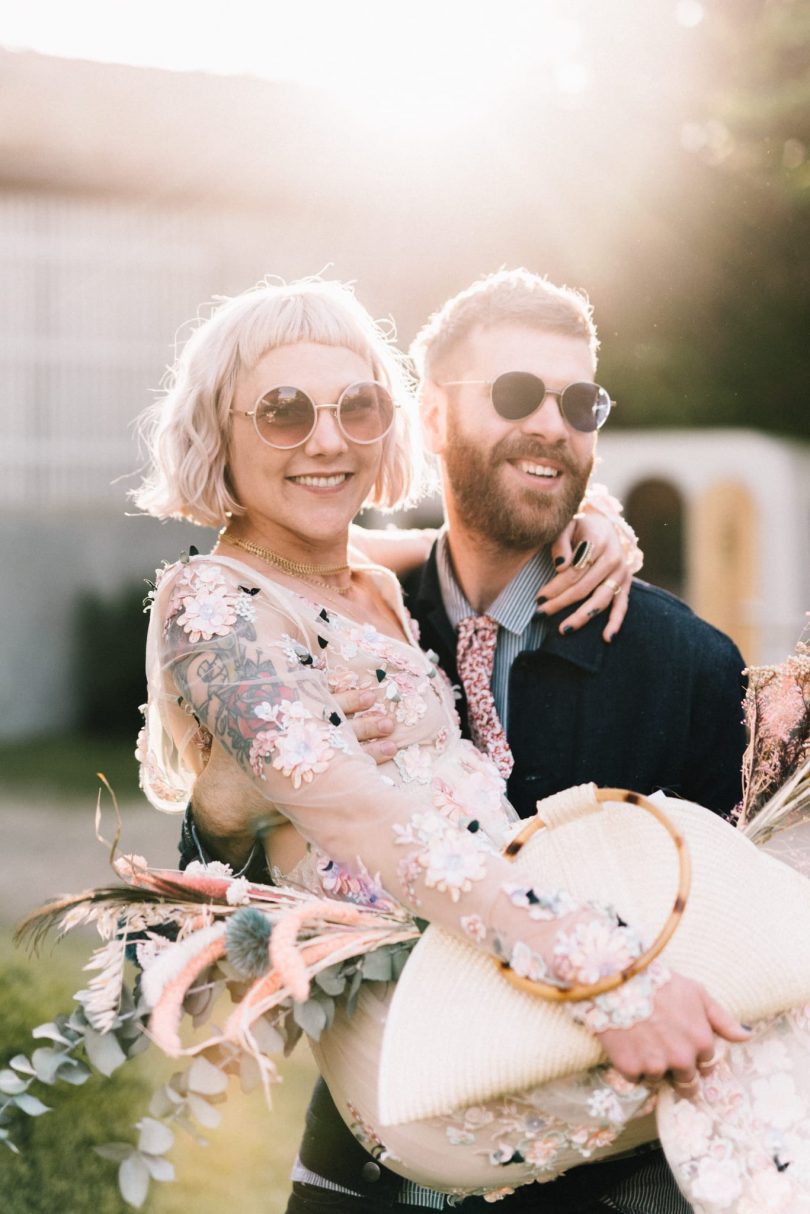 Un mariage rock et décontracté en Dordogne - Photographe : Chloé Lapeyssonnie - Blog mariage : La mariée aux pieds nus