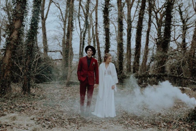 Un mariage en Hiver - Shooting d'inspiration - Photos : Marine Marques - Blog mariage : La mariée aux pieds nus