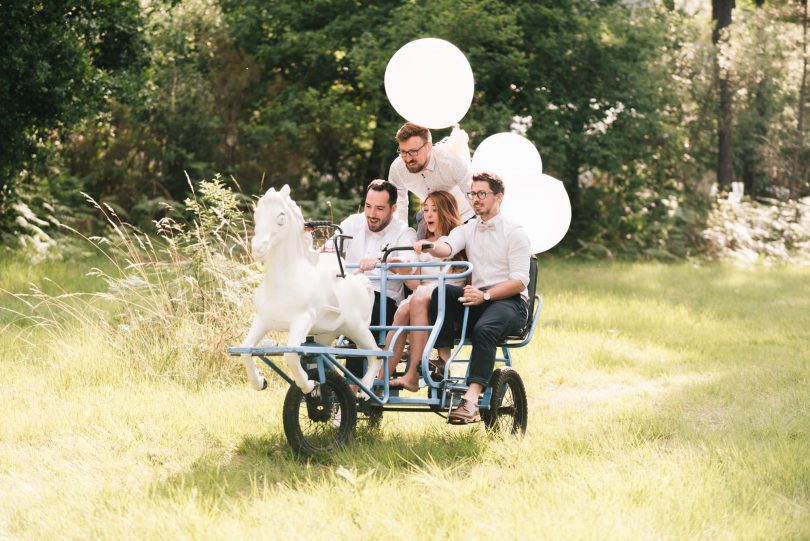 Un mariage simple et décontracté dans les Landes - Photographe : Chloé Lapeyssonnie - Blog mariage : La mariée aux pieds nus