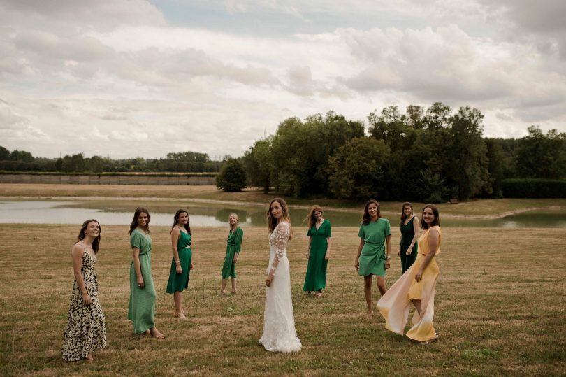 48 idées de tenues pour les demoiselles d'honneur et les invitées pour un mariage en vert - Blog mariage : La mariée aux pieds nus