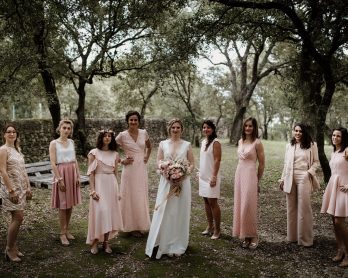 48 idées de tenues pour demoiselles d'honneur et invitées pour un mariage - Blog mariage : La mariée aux pieds nus