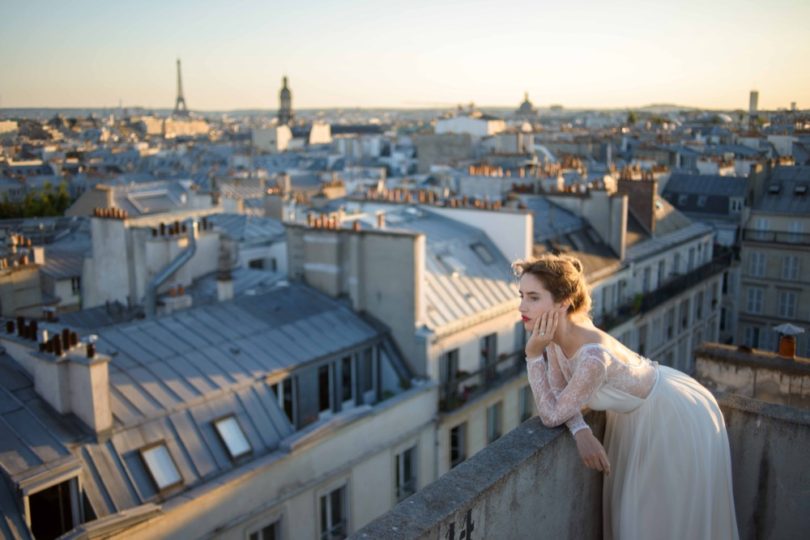 La mariée aux pieds nus - Photo : Ce jour là - Mademoiselle de Guise - Robe de mariée - Collection 2016 - Modèle Louise
