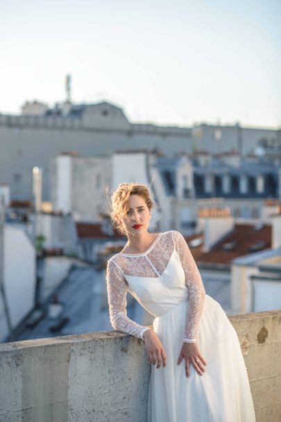 La mariée aux pieds nus - Photo : Ce jour là - Mademoiselle de Guise - Robe de mariée - Collection 2016 - Modèle Louise