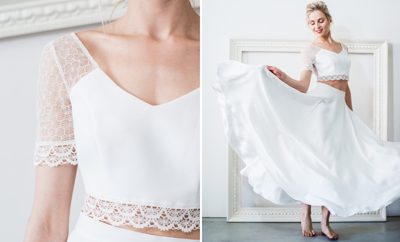 Mademoiselle de Guise - Robes de mariée - Collection 2018 - Blog mariage : La mariée aux pieds nus