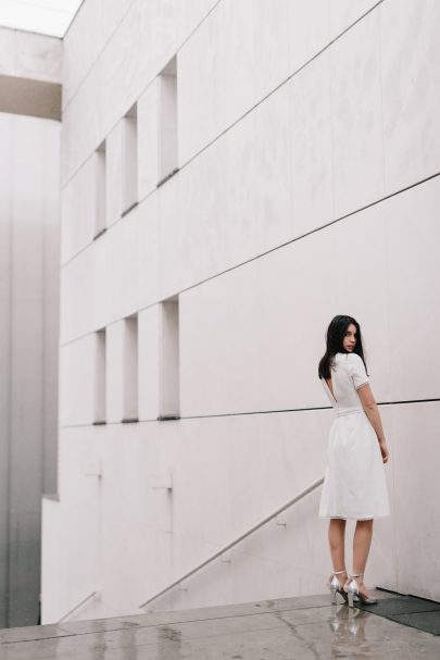 Mademoiselle de Guise - Robe de mariée civile Zoé - Photos : Chloé Lapeyssonnie - Blog mariage : La mariée aux pieds nus