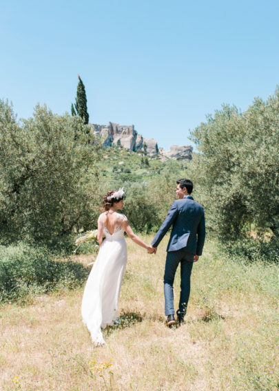 Un mariage aux Baux de Provence - Domaine de Villary - sur La mariée aux pieds nus - Photos : Blanccoco Photographe