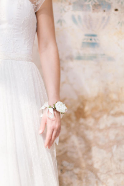 Alex Tome - La mariee aux pieds nus - English Garden - Accessoires de mariée - Bracelet de mariée à fleurs - Kate