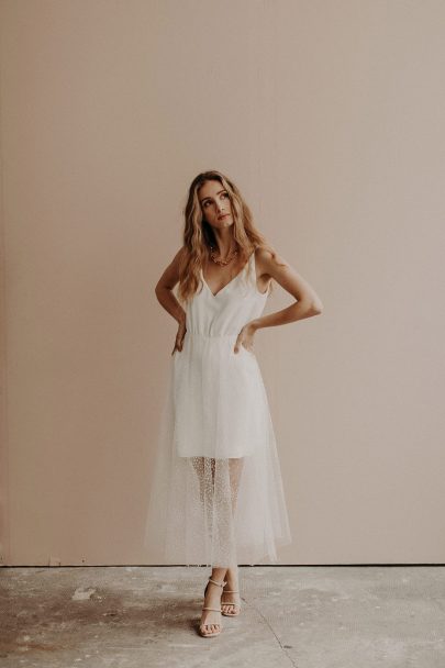 Camille Marguet - Robes de mariée - Collection mariage civil 2020 - Photos : Baptiste Hauville - Blog mariage : La mariée aux pieds nus