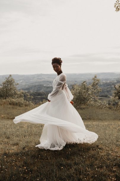 Cécile Labrunie - Robes de mariée - Collection 2022 - Photos : Alex therry - Blog mariage : La mariée aux pieds nus