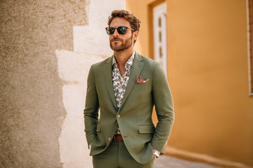 Costume de mariage vert : quelle nuance pour quelle cérémonie
