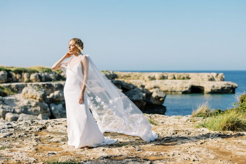 Isabella Boutin - Robes de mariée - Collection 2023 - Photos : Sylvain Bouzat - Blog mariage : La mariée aux pieds nus