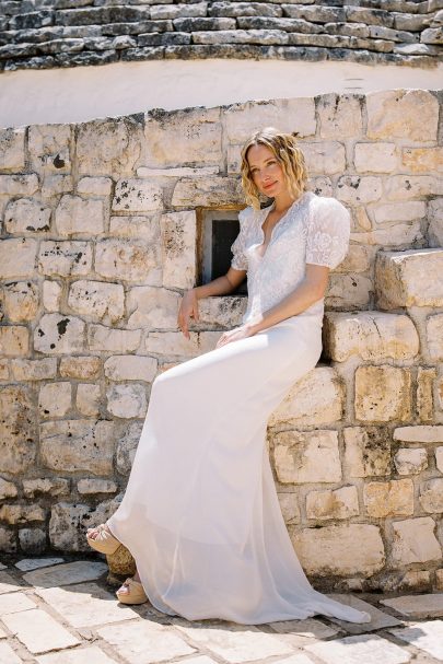 Isabella Boutin - Robes de mariée - Collection 2023 - Photos : Sylvain Bouzat - Blog mariage : La mariée aux pieds nus