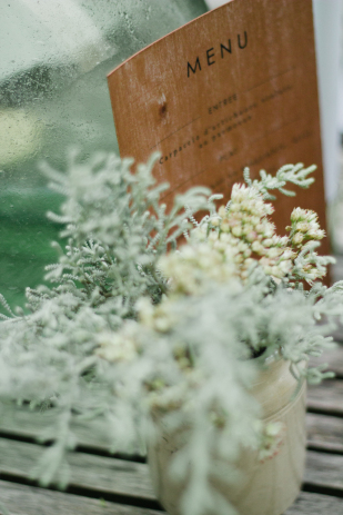 boutique impression menu mariage