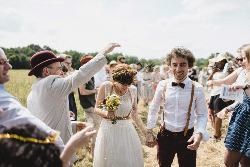 Un mariage joyeux, simple et coloré à découvrir sur le blog mariage www.lamarieeauxpiedsnuis - Photos : Willy Brousse