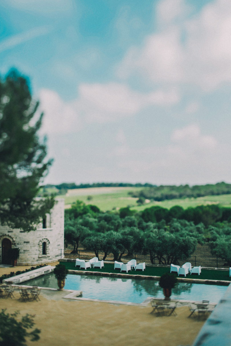 Un mariage en vert et blanc au château du Puech Haut - Herault - Photos : David Latour