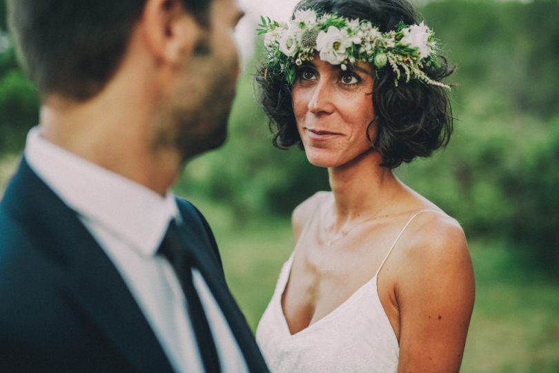 Un mariage en vert et blanc au château du Puech Haut - Herault - Photos : David Latour