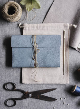 Do it Yourself - Comment fabriquer un carnet en cuir - La mariée aux pieds nus