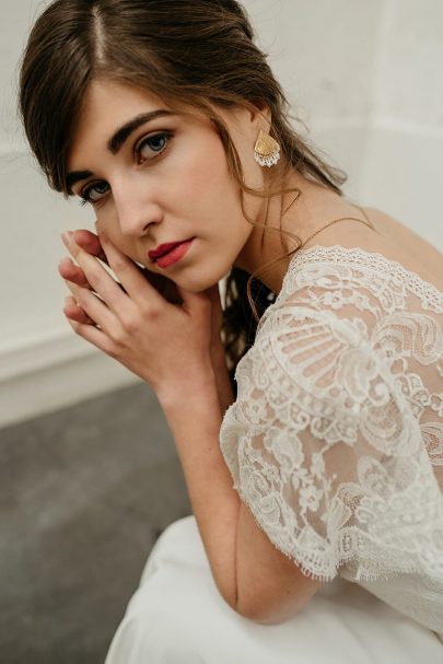 La Chambre Blanche x Mathilde Marie - Accessoires de mariée - Photos : Alejandra Loaiza - Blog mariage : La mariée aux pieds nus