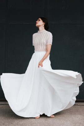 Mademoiselle de Guise - Robes de mariée - Collection 2019 - Photos : Chloé Lapeyssonnie - Blog mariage : La mariée aux pieds nus