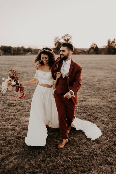 Un mariage terracotta en Bourgogne - Photos : The Quirky - Blog mariage : La mariée aux pieds nus.