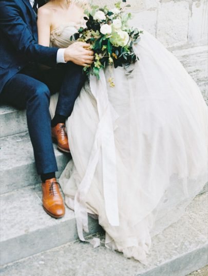 D'Arcy Benincosa - Un mariage à Paris - La mariée aux pieds nus