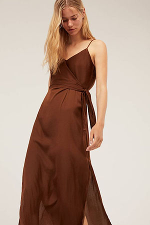 Robe Marron Satin_Temoin - la mariee ...