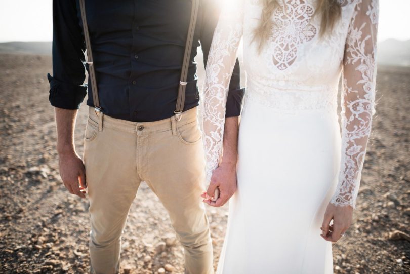 Un mariage bohème dans le désert marocain - Shooting inspiration - A découvrir sur le blog mariage La mariée aux pieds nus - Photos : Julien Navarre