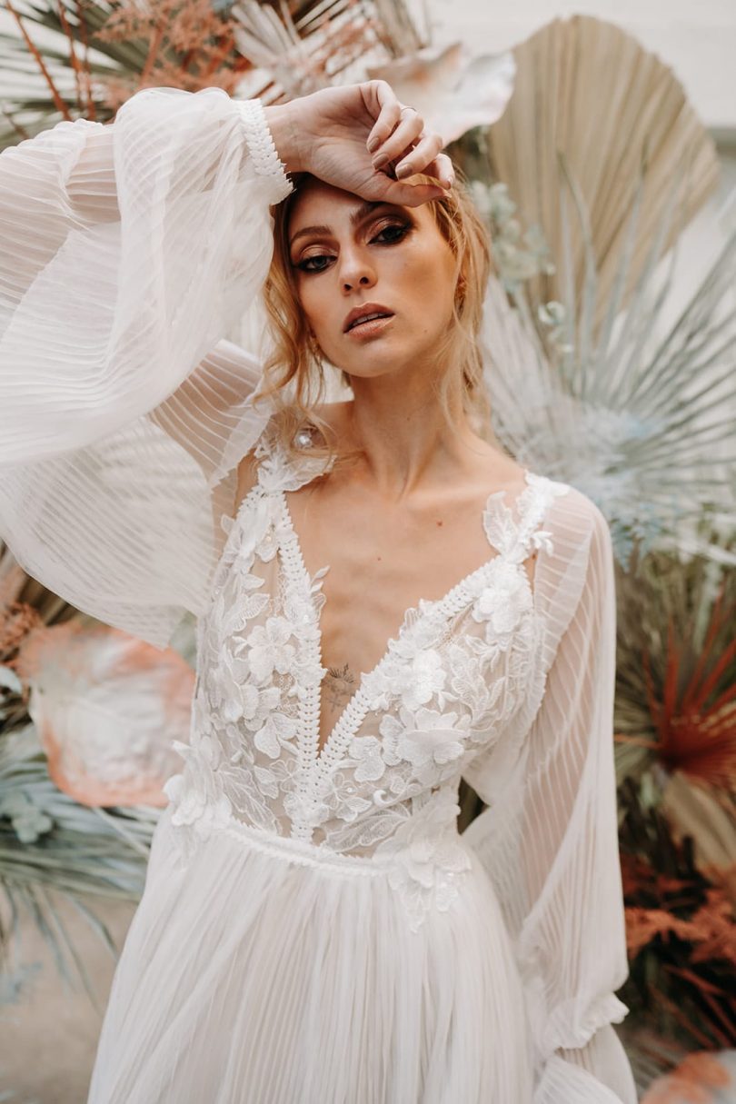 Alma Real - Robes de mariée - Collection 2021 - Photos : The Quirky - Blog mariage : La mariée aux pieds nus